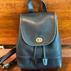 Coach back pack purse